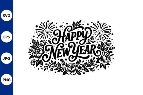 Festive New Year Wreath Vector Review