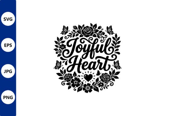 Floral Circular Vector with Joyful Heart: A Designer's Review