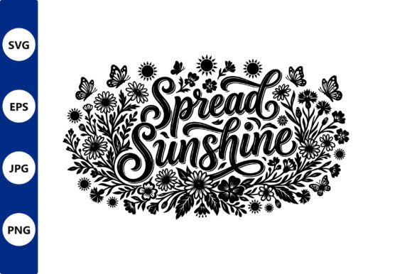 Spread Sunshine Floral Border Vector: A Designer's Review
