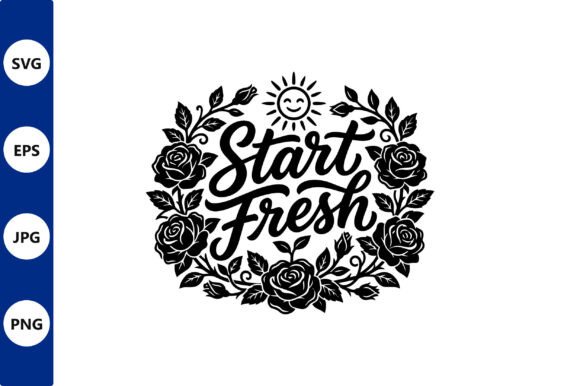 Start Fresh Floral Wreath Line Art Embroidery Review